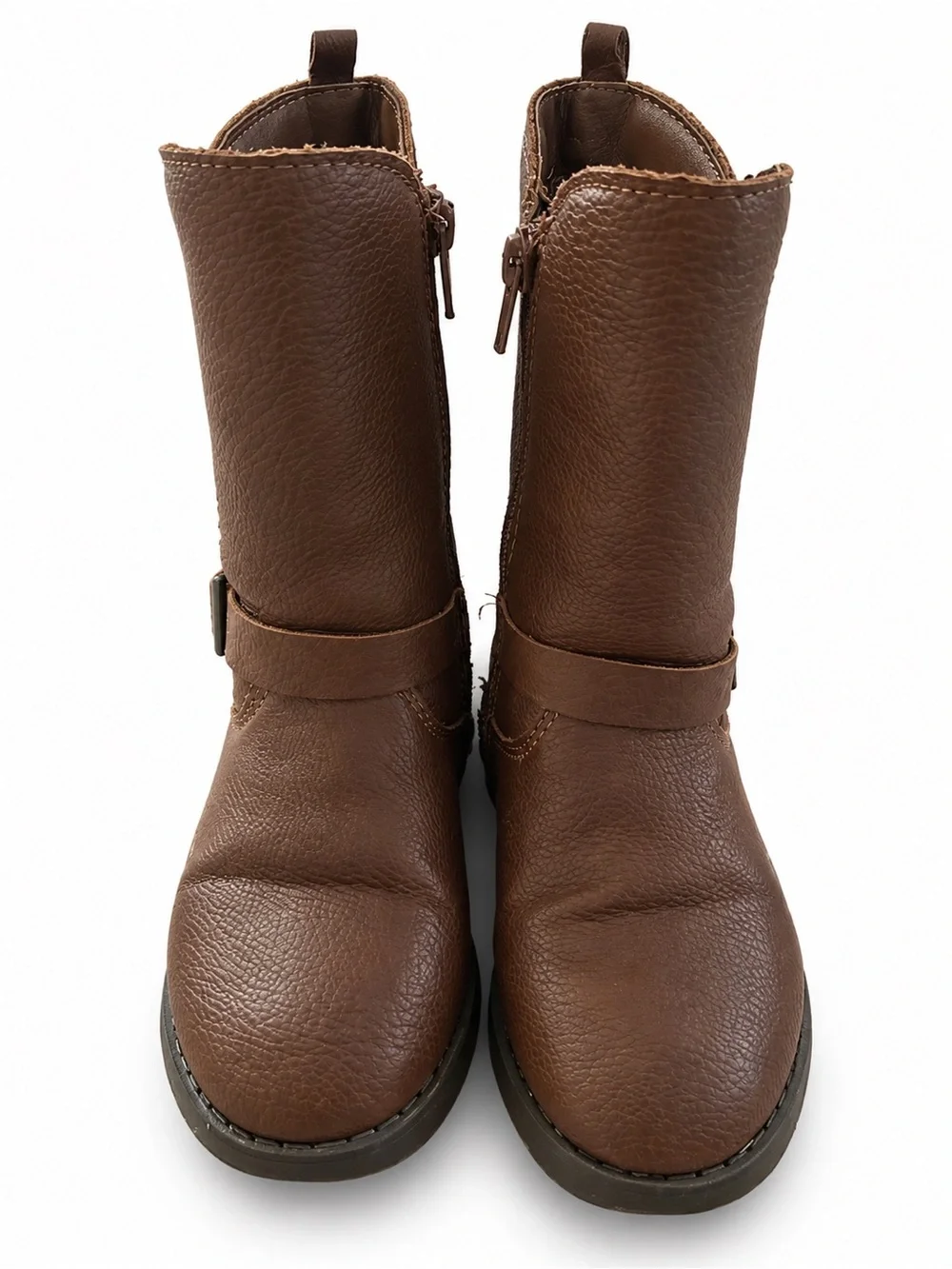 OshKosh B’gosh Toddler Girls Brown Riding Boots Buckle Size 6